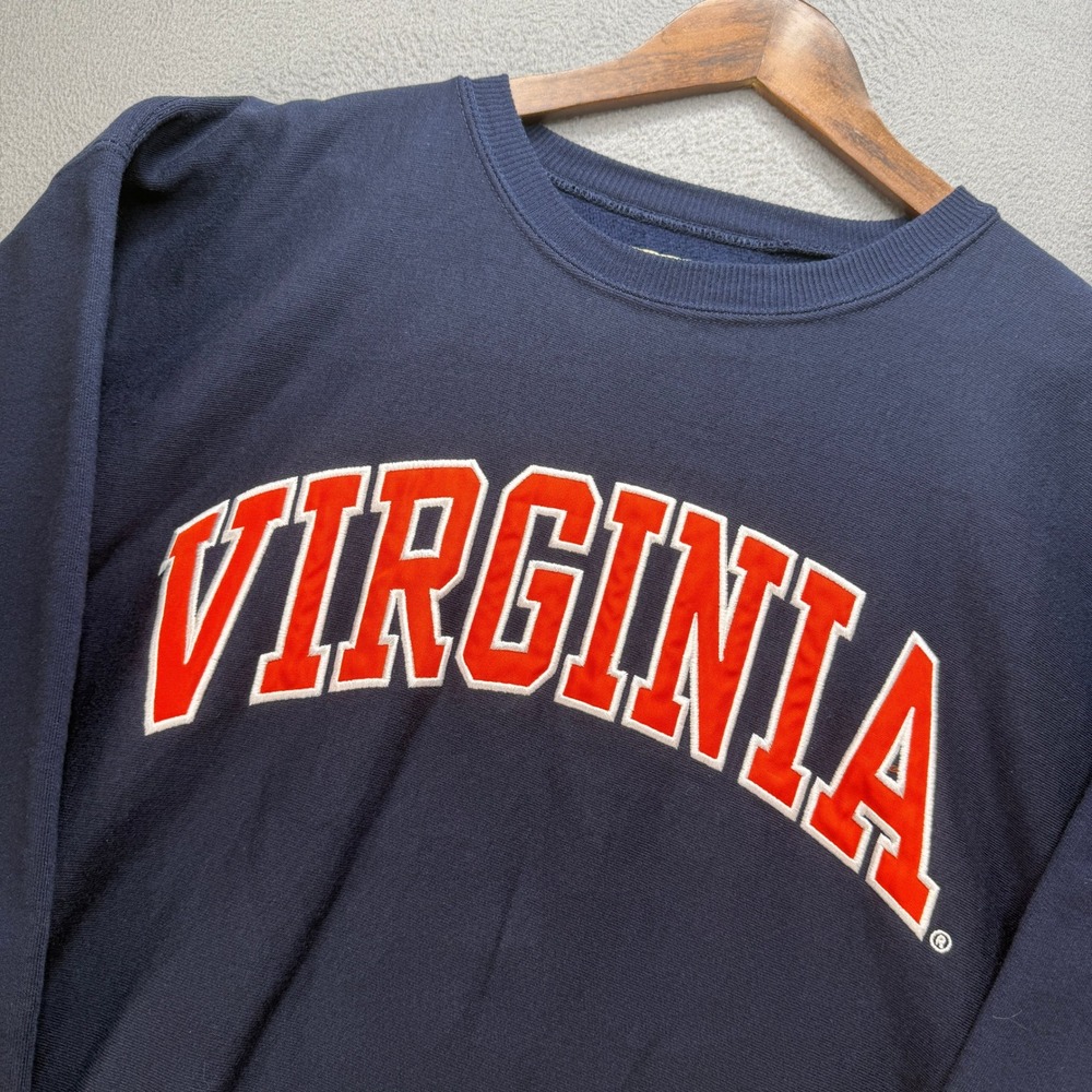Virginia Cavaliers Crewneck Sweatshirt Mens XL Blue University NCAA Steve Barrys